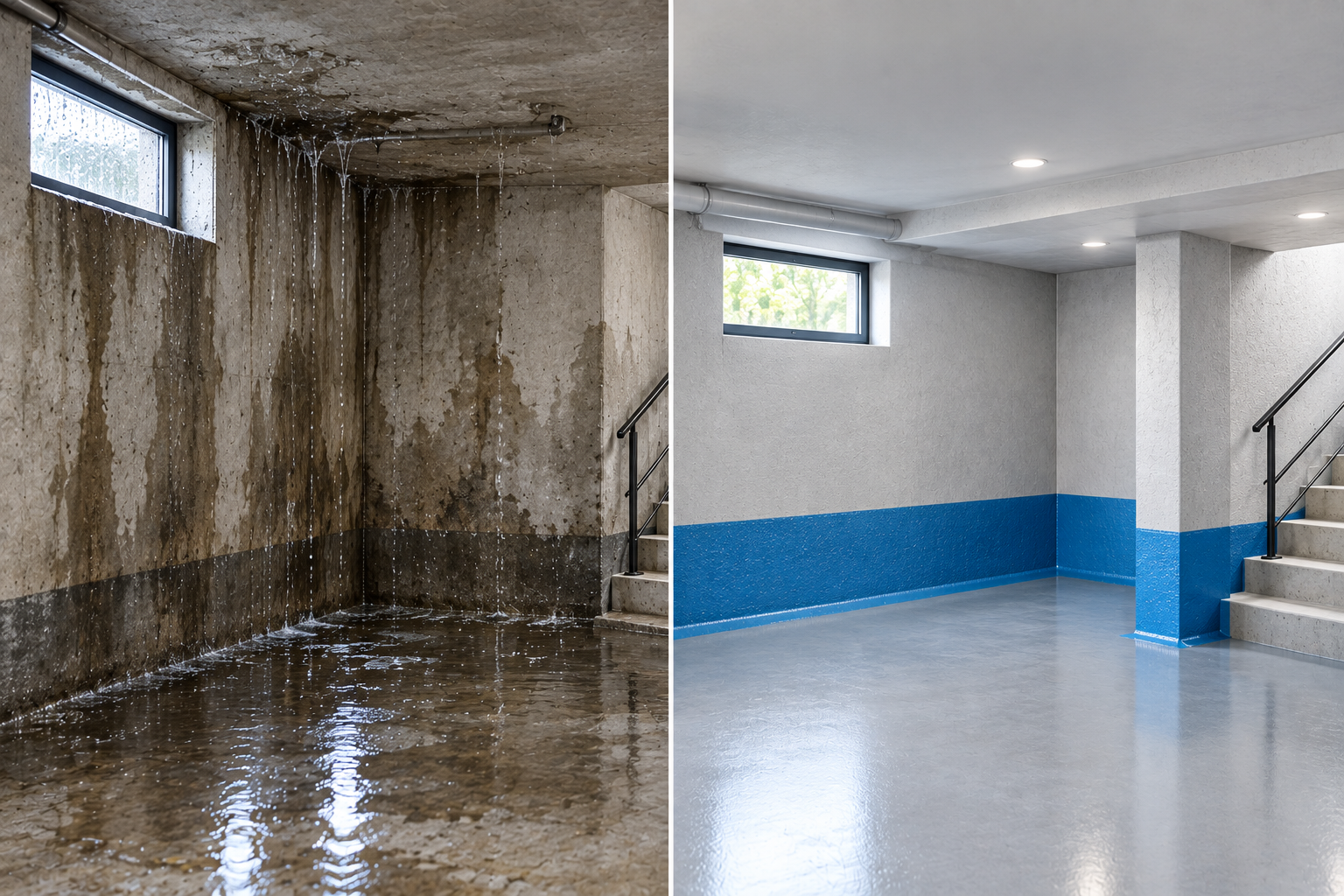 Basement Waterproofing waterproofing work