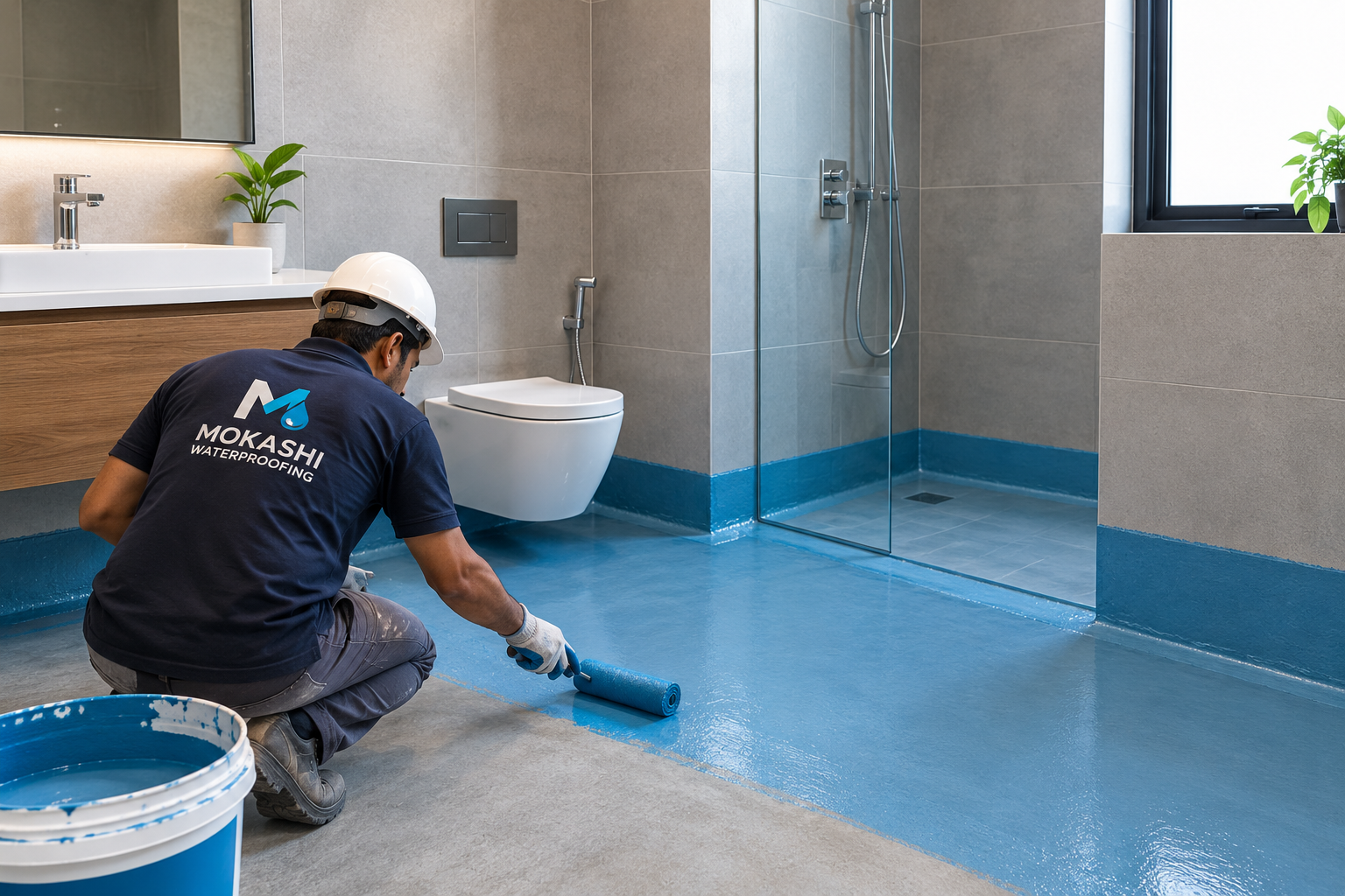 Bathroom and Wet Area Waterproofing waterproofing work